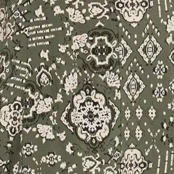 ❤️NWT VINTAGE TORRID MIDI TRAPEZE POCKETS SLEEVELESS CAMI MEDALLION DRESS 2X - Picture 2 of 10